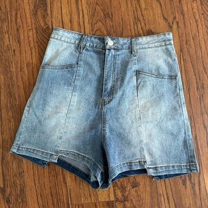 Denim Blue Women's Shorts